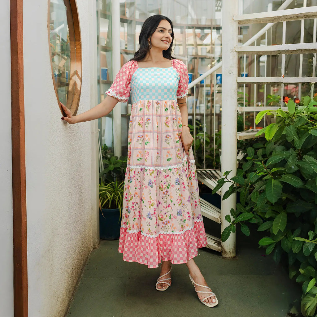 Playful Blossom – Floral Maxi Dresses for Women