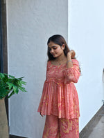 Peach Paisley Print Co-Ord