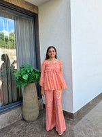 Peach Paisley Print Co-Ord
