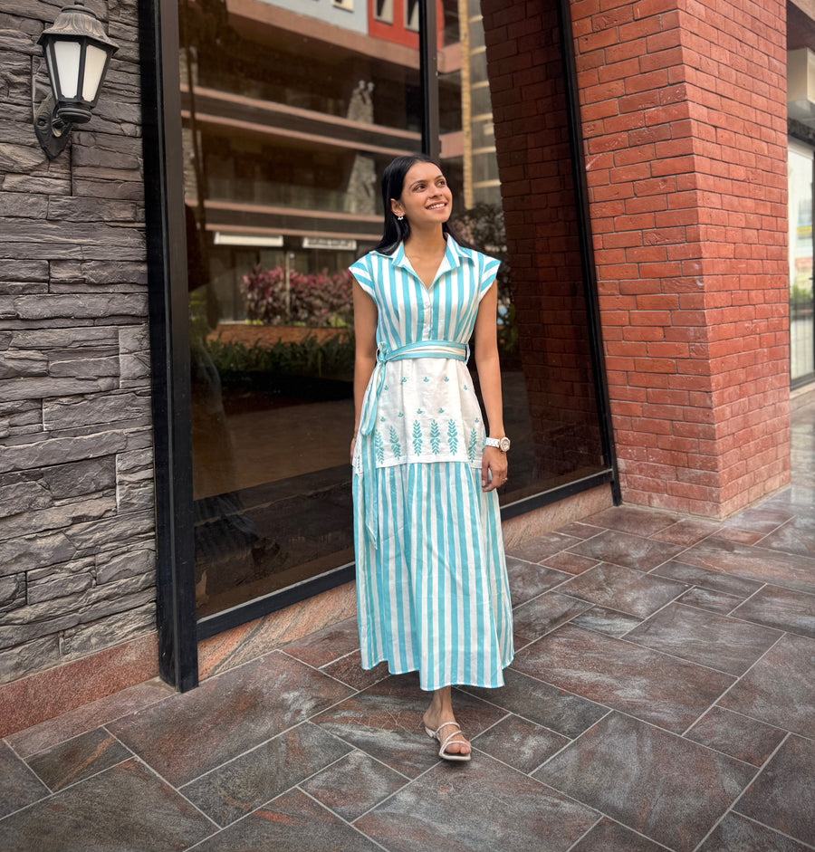 Belted Shirt Midi Dress Belted Shirt Midi Dress