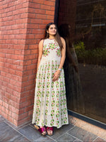 Patola Inspired Floral Dress