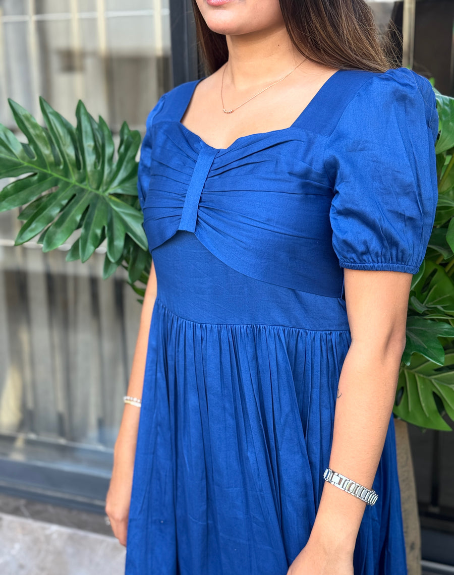 Royal Blue Crochet Maxi Dress Royal Blue Crochet Maxi Dress