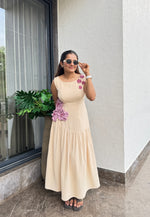 Blush Bloom Crochet Dress