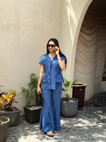 Sapphire Bloom Ensemble Co-ord Set