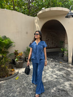 Sapphire Bloom Ensemble Co-ord Set