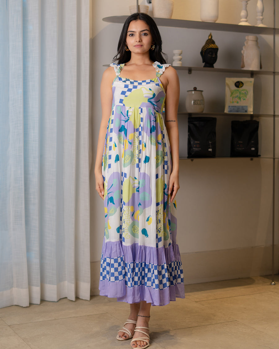 Tropical Breeze Sleeveless Maxi Dress