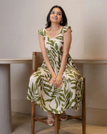 Leafy High-Low Maxi