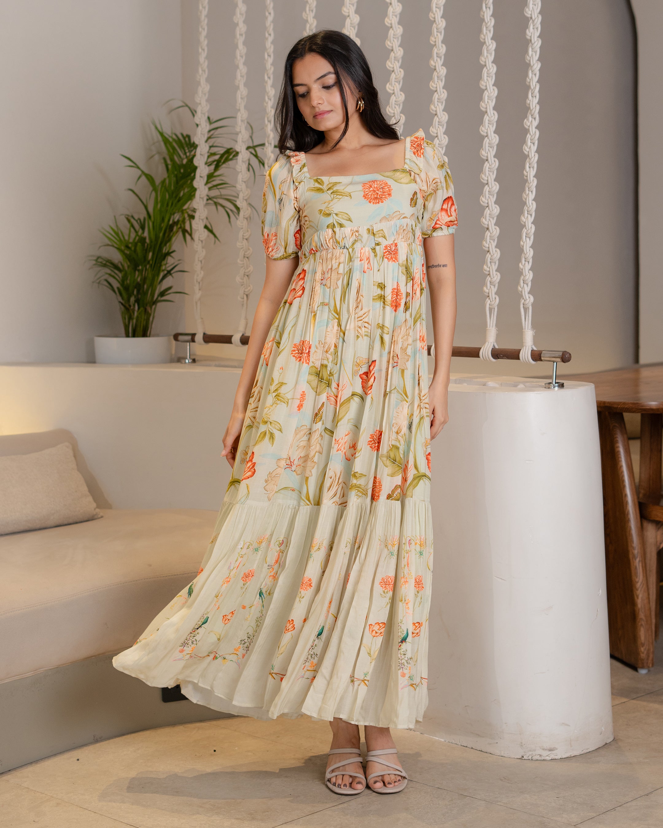 Floral Meadow Maxi Dress