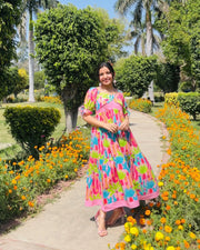 Blush Cactus Garden Dress