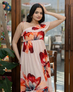 Scarlet Petal Maxi