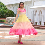 Half twirl pose in a midi dress for women  — stylish vacation look.